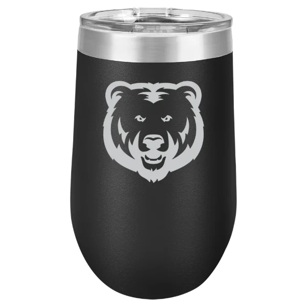 University of Northern Colorado Polar Camel 16 oz. Stemless Wine Tumbler