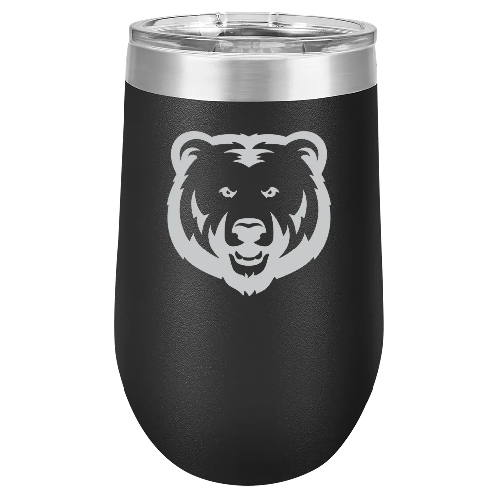 University of Northern Colorado Polar Camel 16 oz. Stemless Wine Tumbler