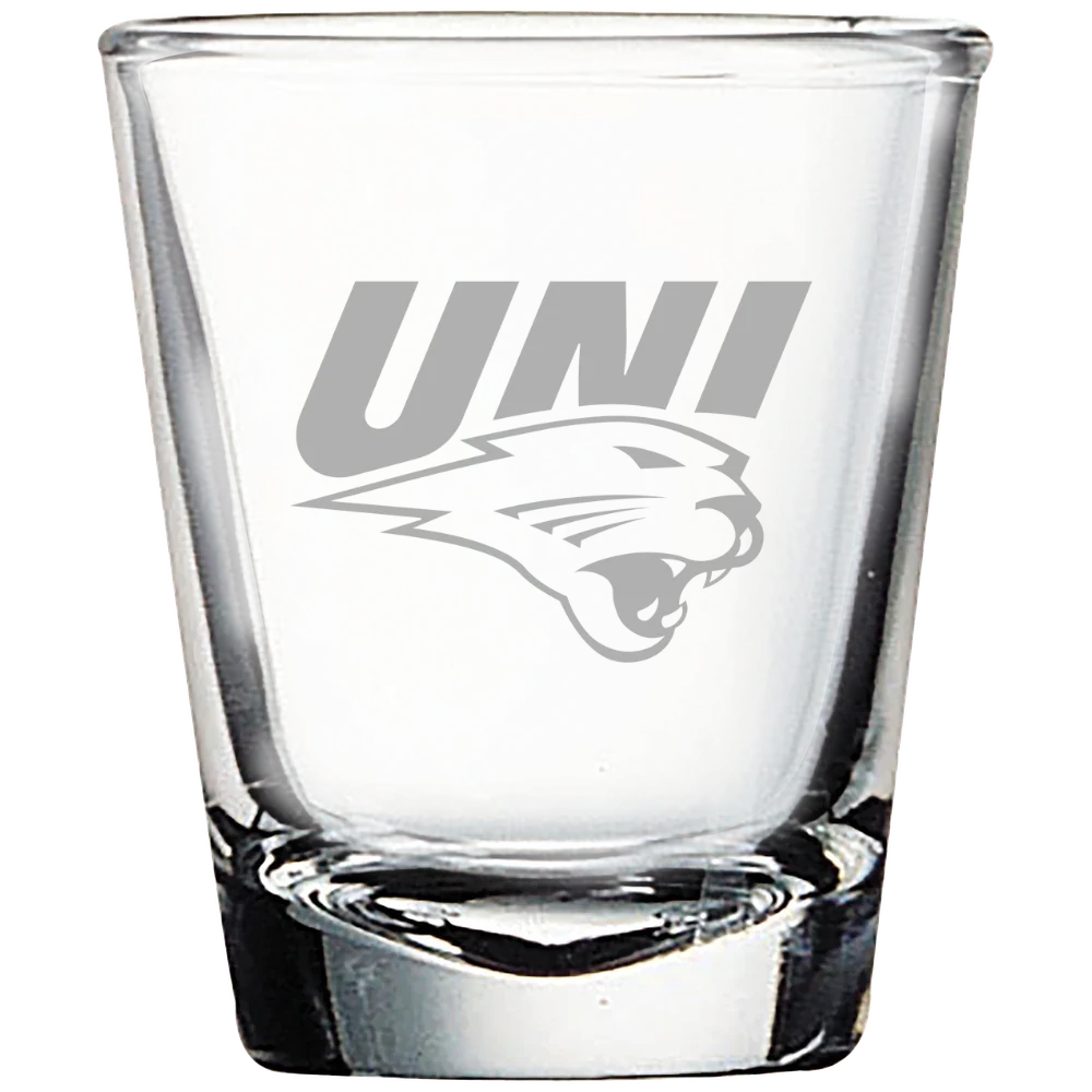 University of Northern Iowa Polar Camel 1.7 oz. Shot Glass