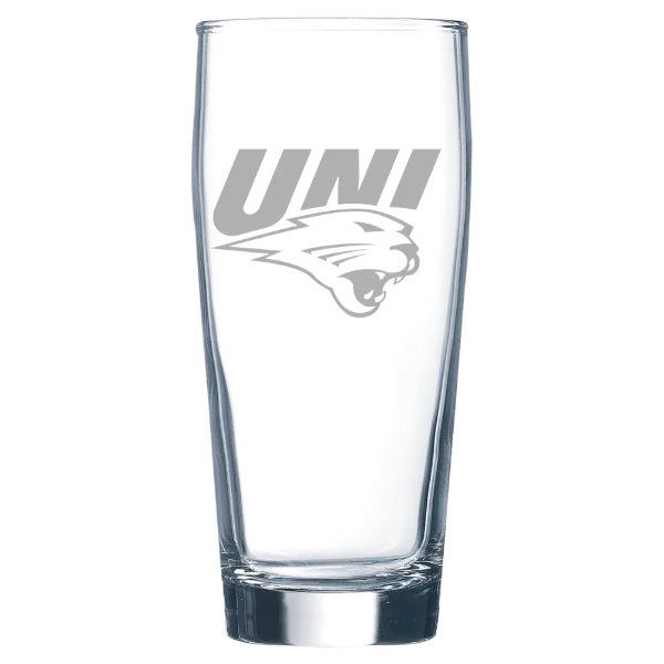 University of Northern Iowa Polar Camel 16 oz. Willi Becher Beer Glass