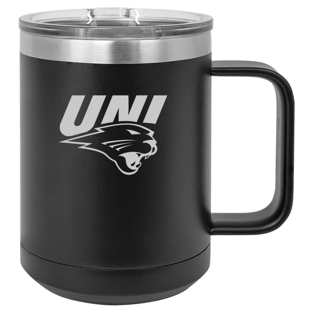 University of Northern Iowa Polar Camel 15 oz. Mug with Slider Lid