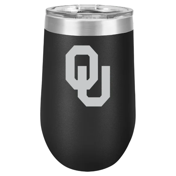University of Oklahoma Polar Camel 16 oz. Stemless Wine Tumbler