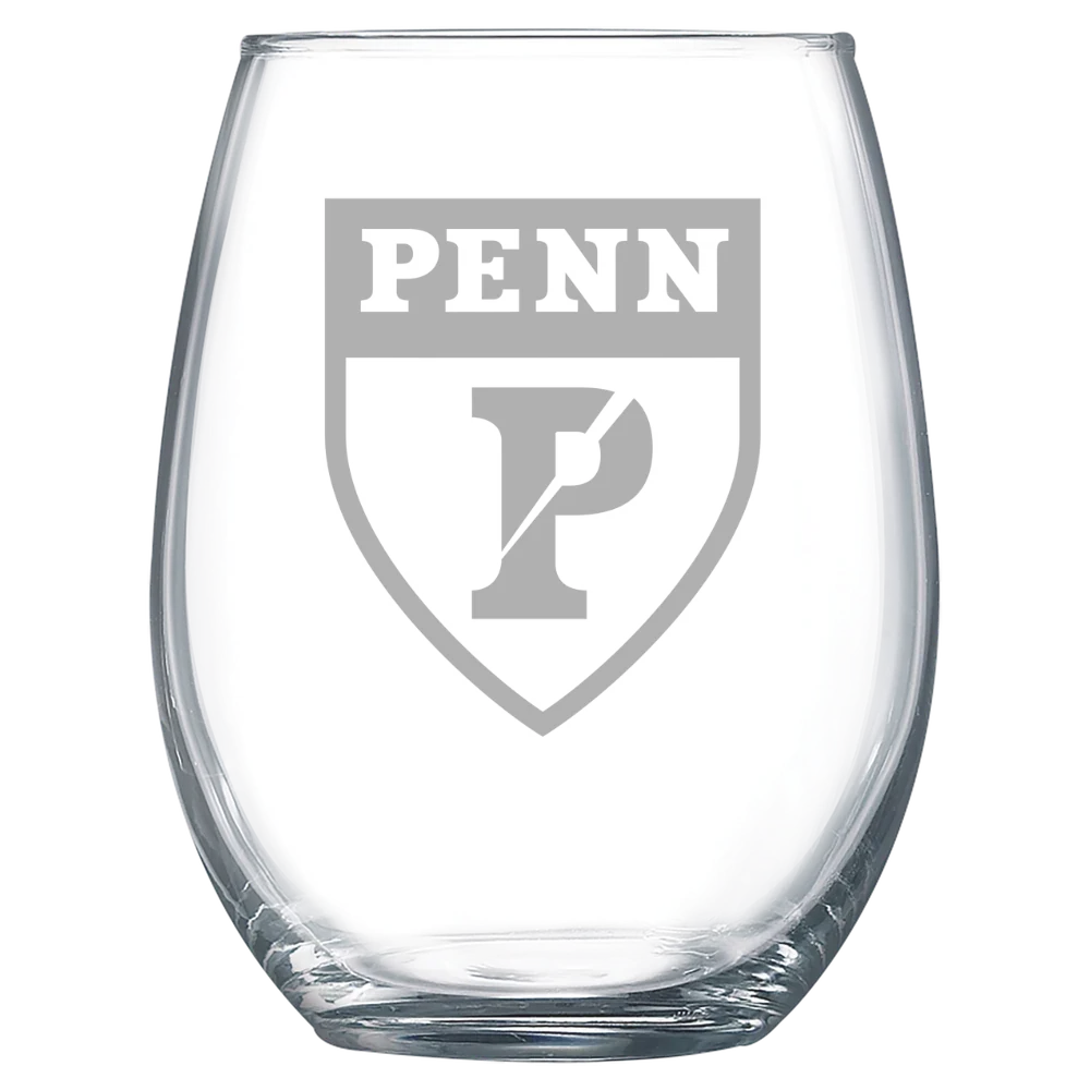 University of Pennsylvania Polar Camel 15 oz. Stemless Wine Glass