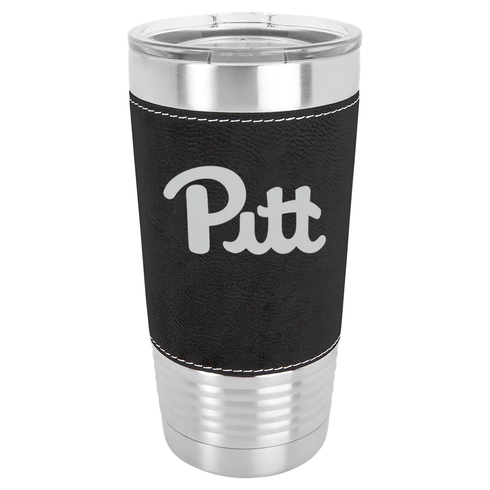 University of Pittsburgh Polar Camel 20 oz. Leatherette Grip Tumbler with Standard Lid