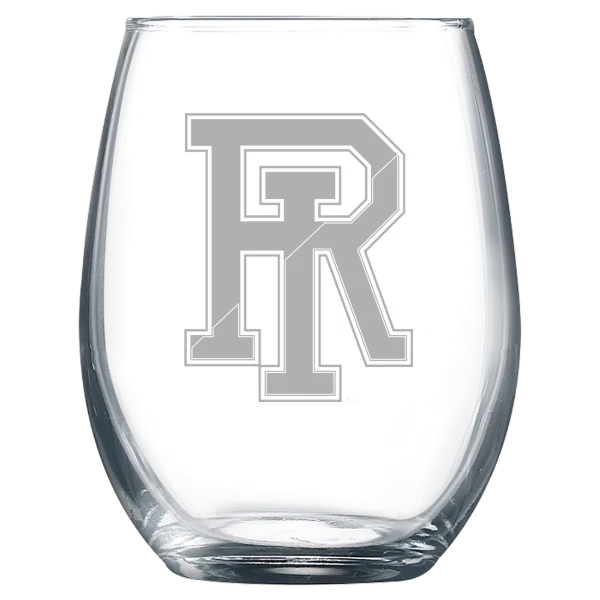 University of Rhode Island Polar Camel 9 oz. Stemless Wine Glass