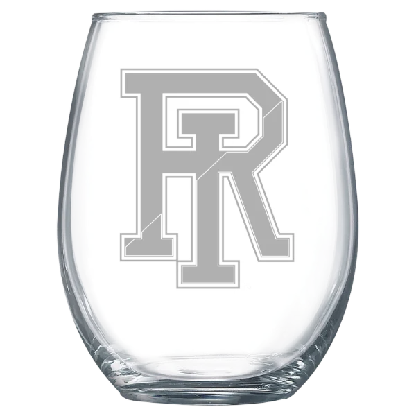 University of Rhode Island Polar Camel 15 oz. Stemless Wine Glass