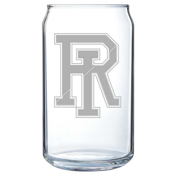 University of Rhode Island Polar Camel 16 oz. Can Glass