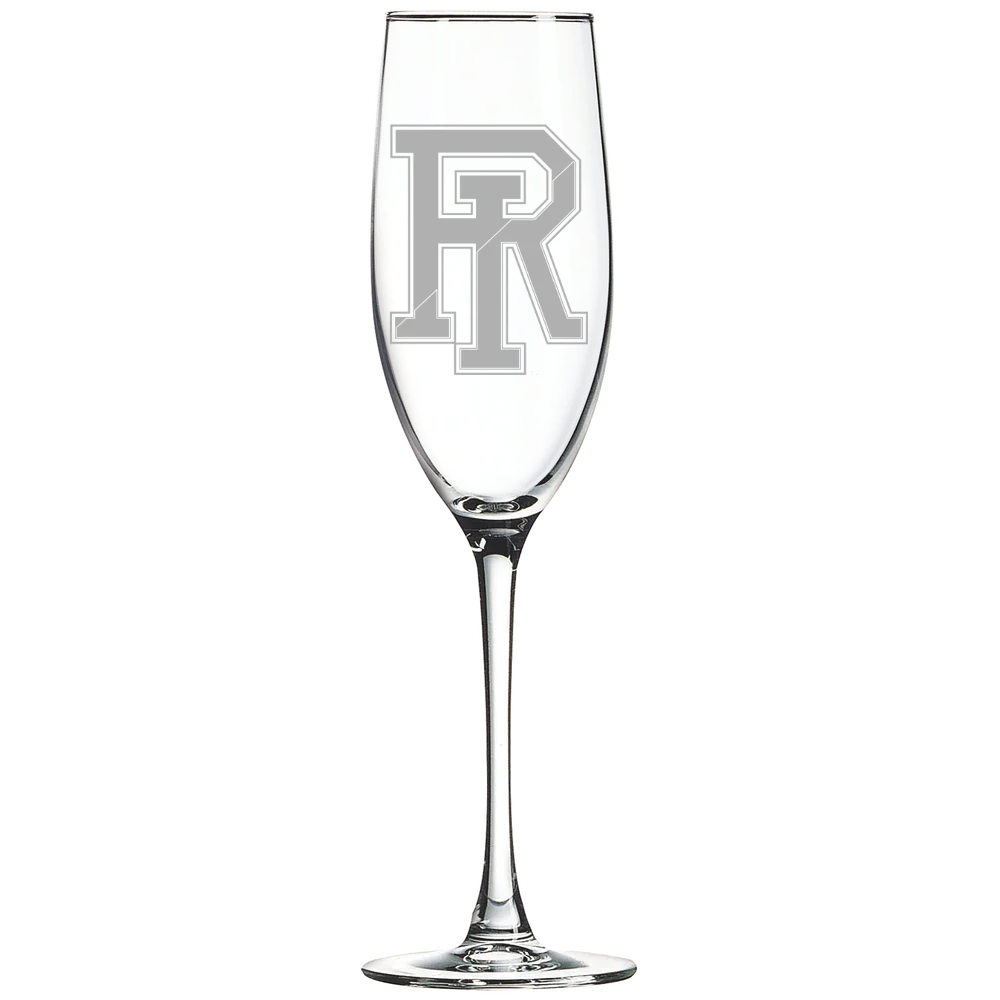 University of Rhode Island Polar Camel 8 oz. Champagne Flute