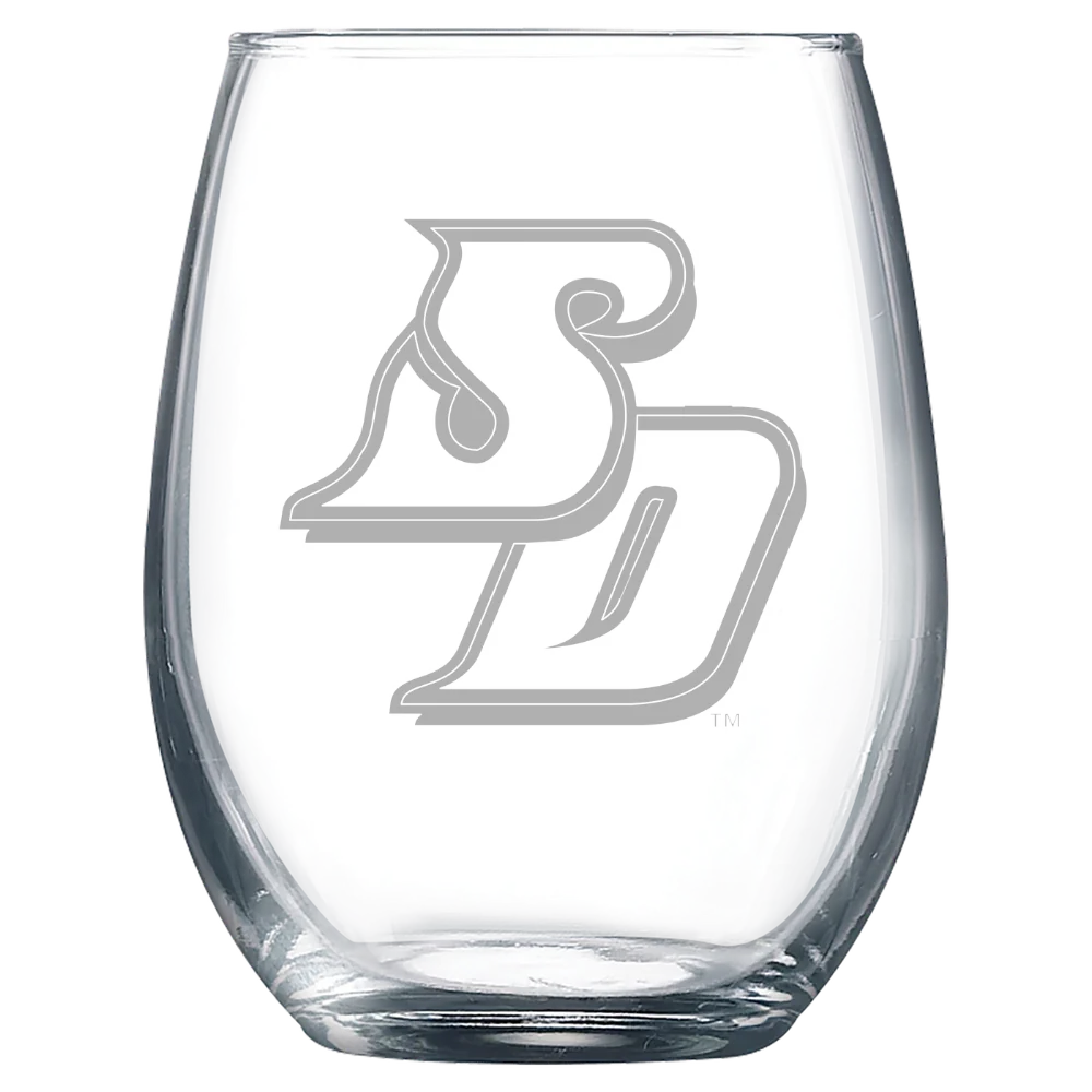 University of San Diego Polar Camel 9 oz. Stemless Wine Glass