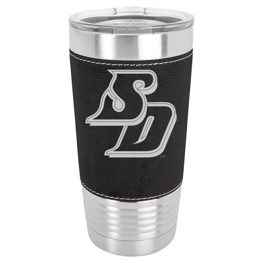 University of San Diego Polar Camel 20 oz. Leatherette Grip Tumbler with Standard Lid
