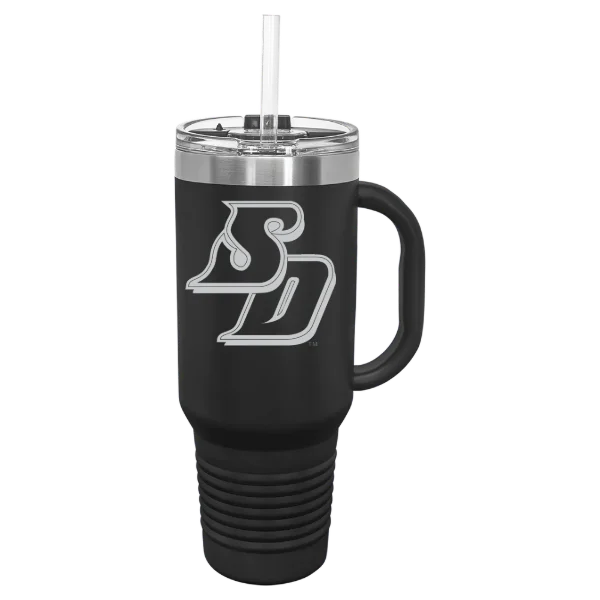 University of San Diego Polar Camel 40 oz. Travel Mug with Snap Lid & Straw