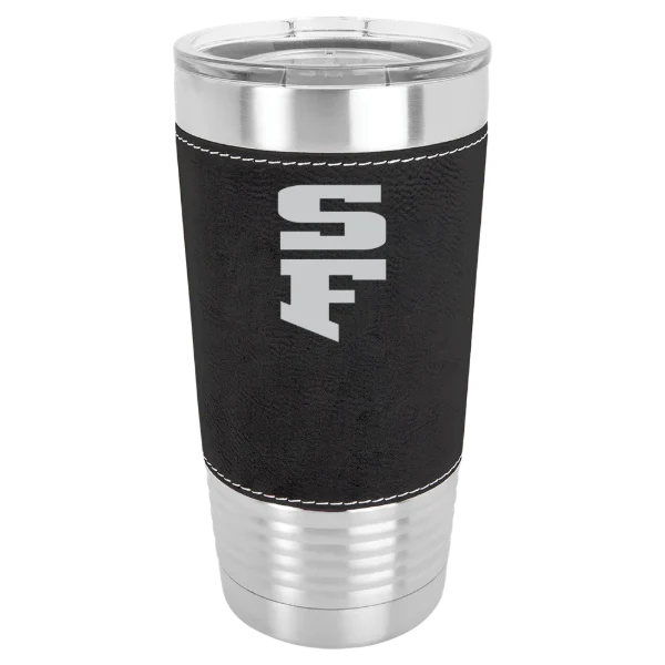 University of San Francisco Polar Camel 20 oz. Leatherette Grip Tumbler with Standard Lid