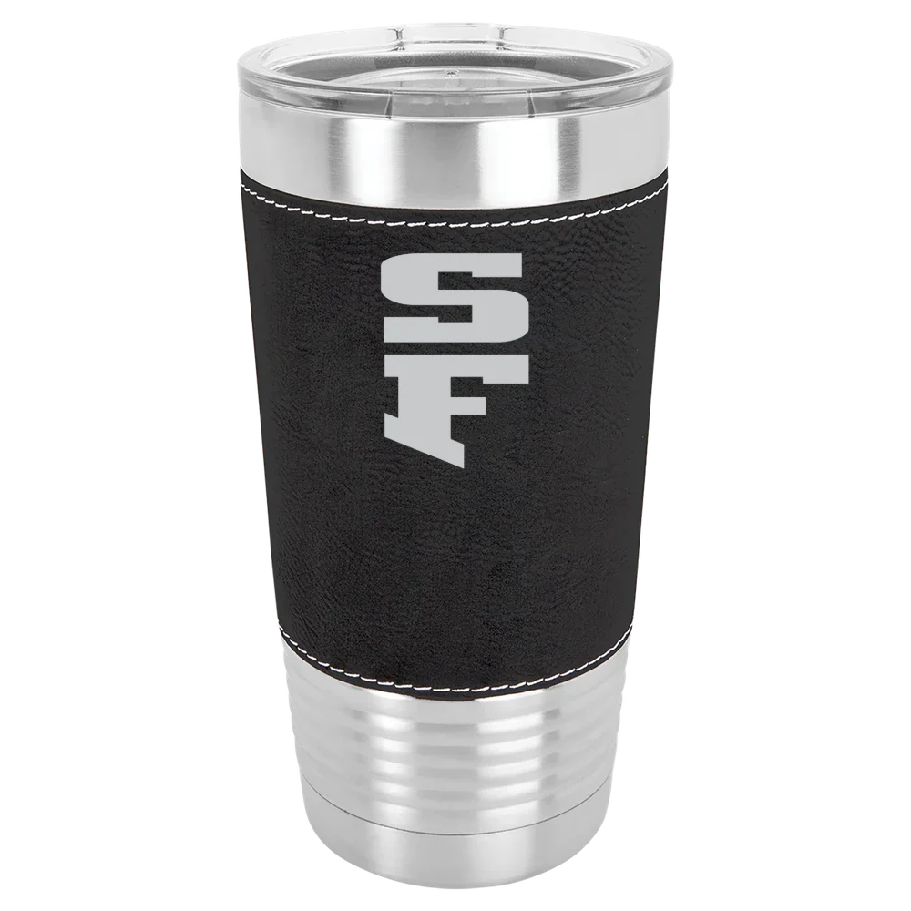 University of San Francisco Polar Camel 20 oz. Leatherette Grip Tumbler with Standard Lid