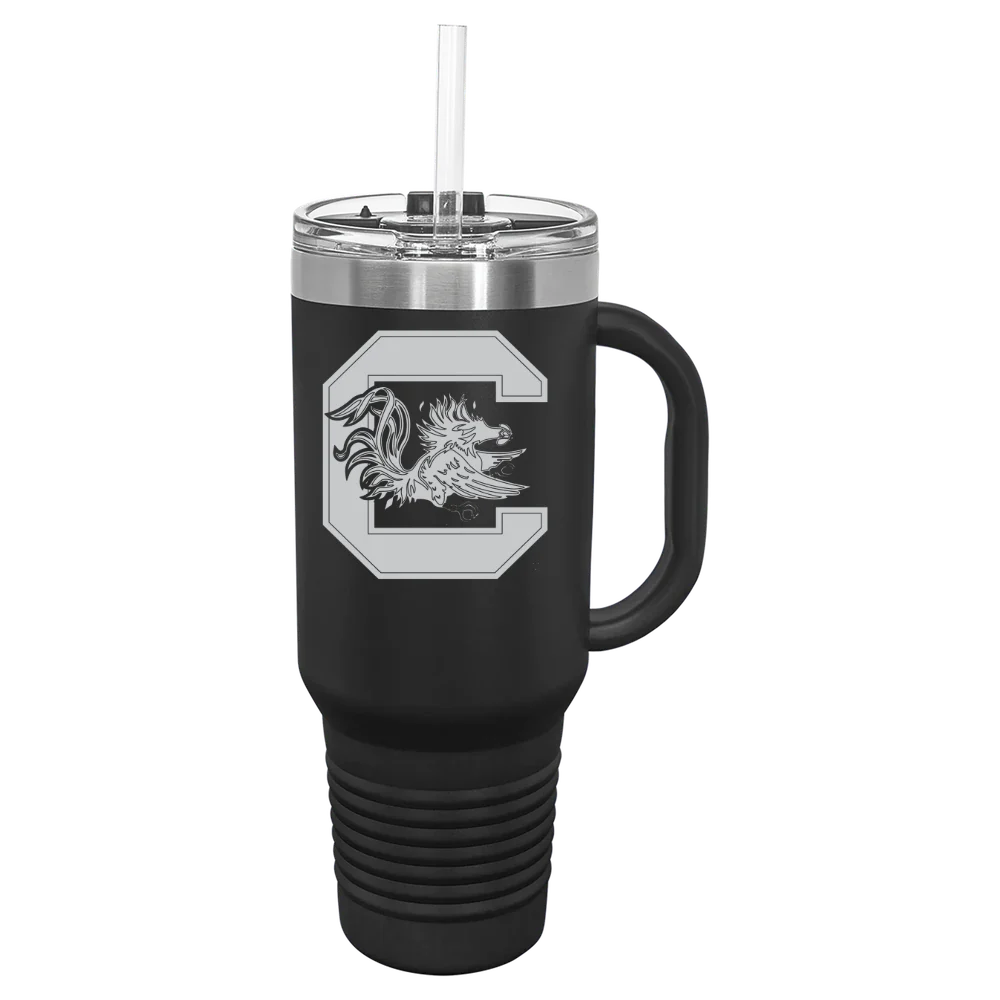University of South Carolina, Columbia Polar Camel 40 oz. Travel Mug with Snap Lid & Straw