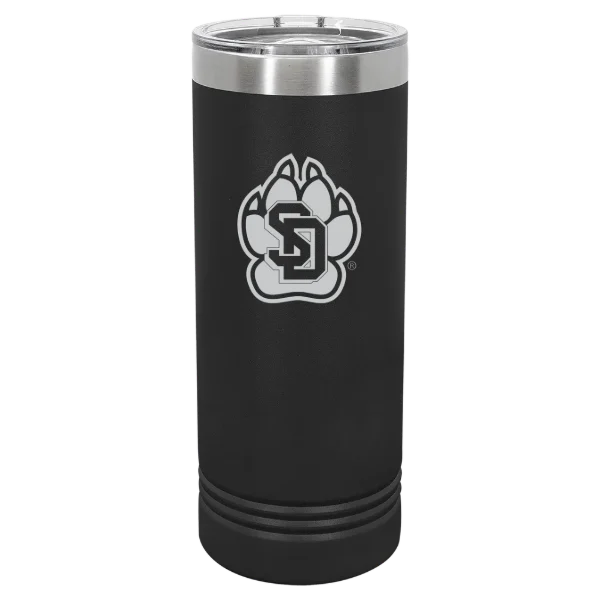 University of South Dakota Polar Camel 22 oz. Skinny Tumbler with Slider Lid