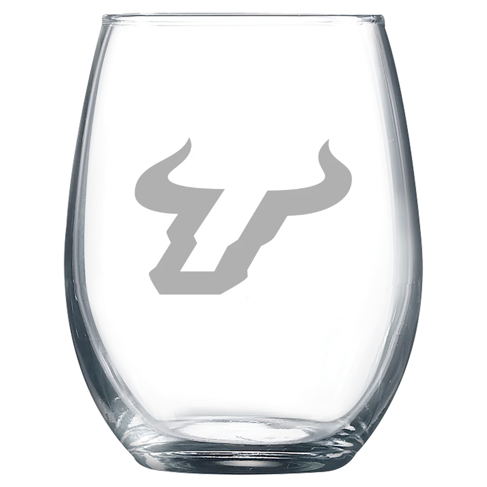 University of South Florida Polar Camel 9 oz. Stemless Wine Glass