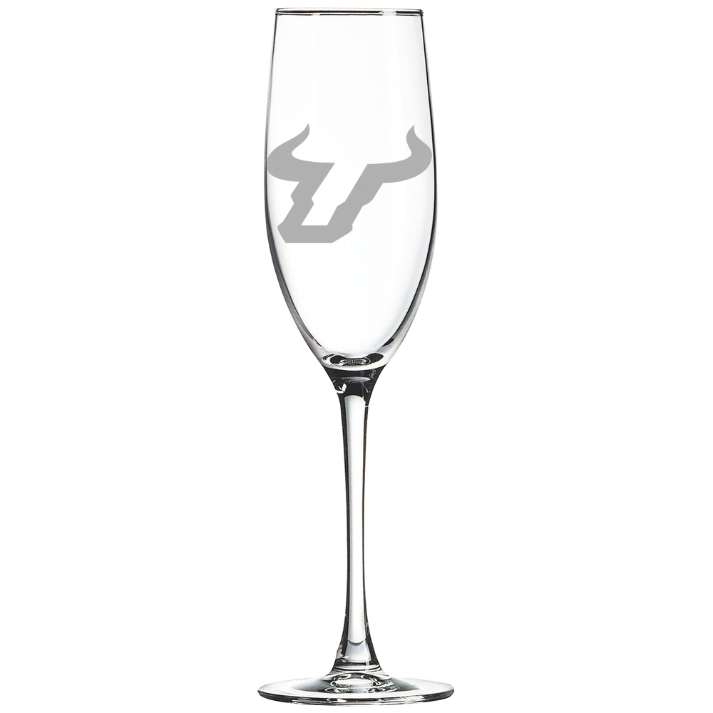 University of South Florida Polar Camel 8 oz. Champagne Flute