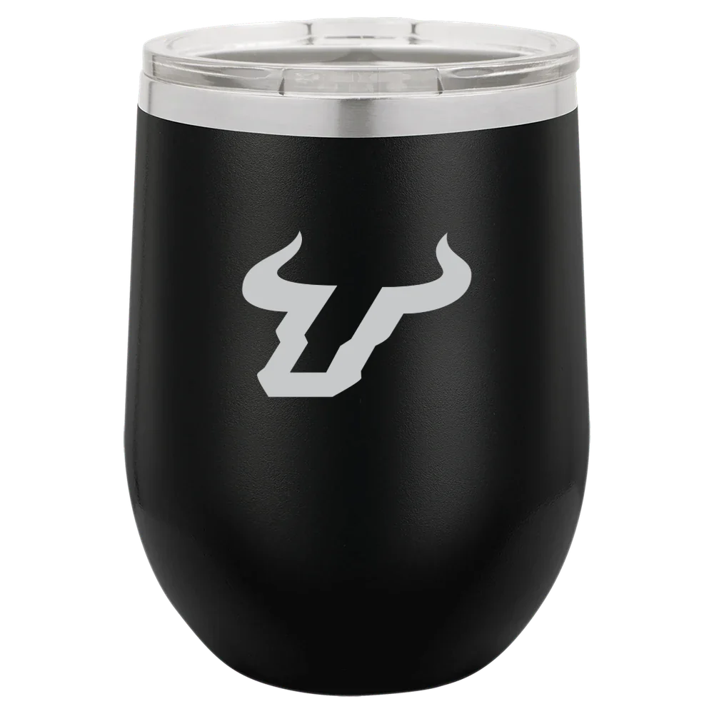 University of South Florida Polar Camel 12 oz. Stemless Wine Tumbler
