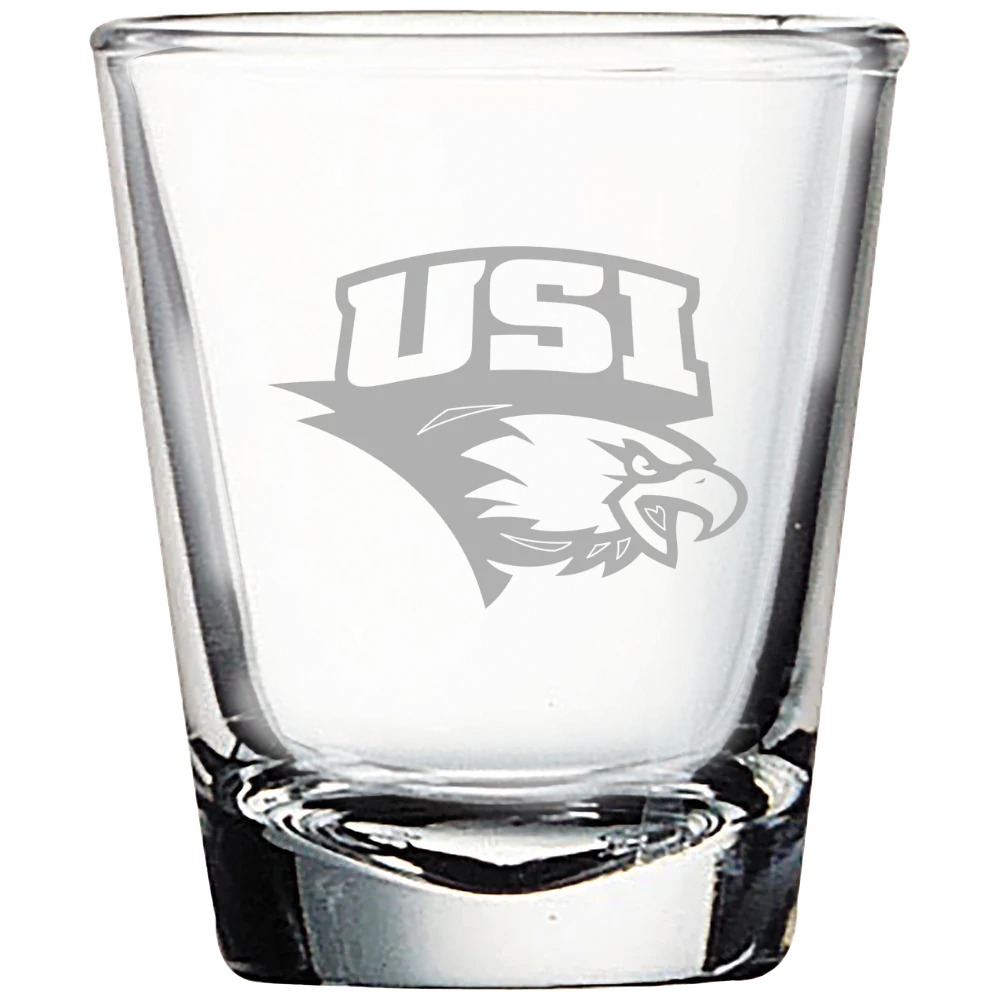 University of Southern Indiana Polar Camel 1.7 oz. Shot Glass