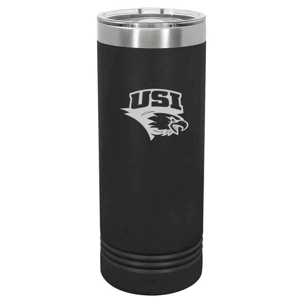 University of Southern Indiana Polar Camel 22 oz. Skinny Tumbler with Slider Lid