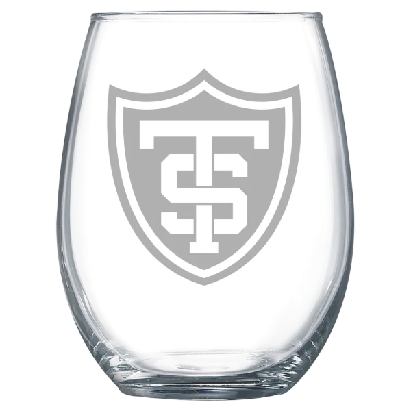 University of St. Thomas (Minnesota) Polar Camel 15 oz. Stemless Wine Glass