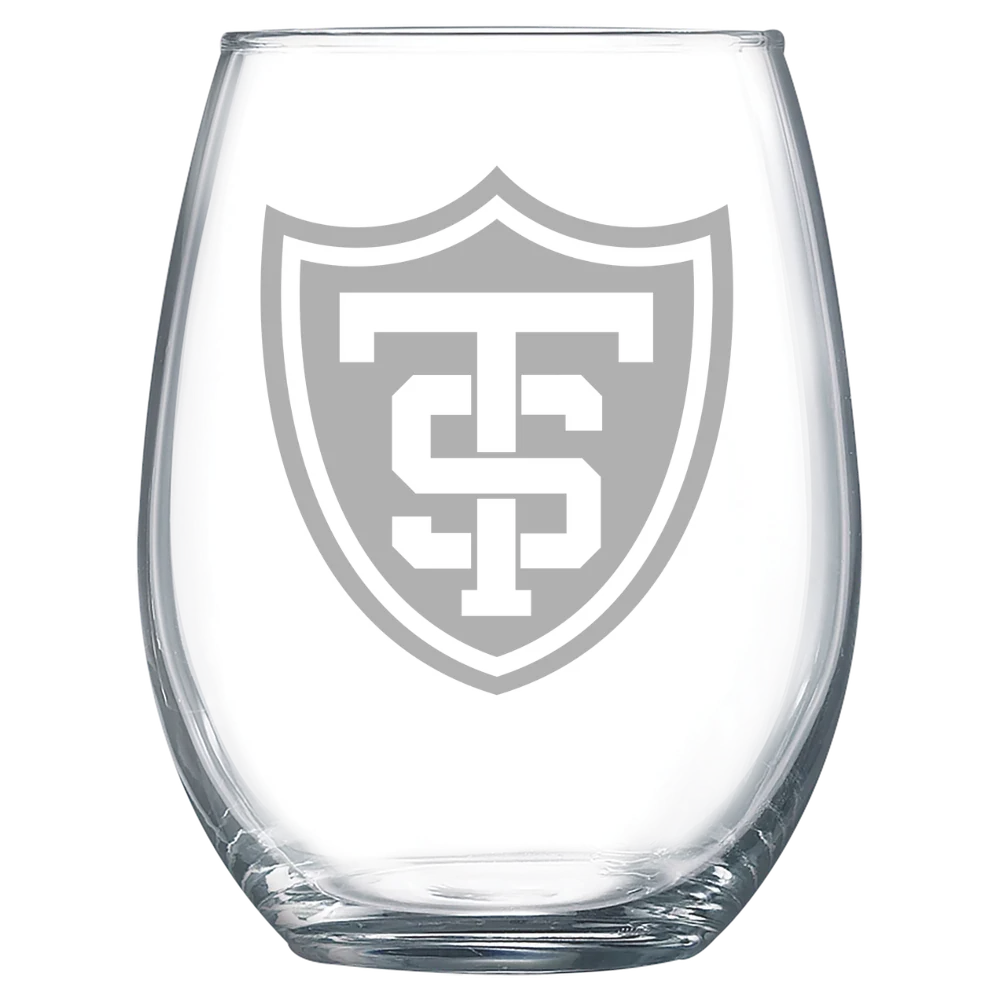 University of St. Thomas (Minnesota) Polar Camel 15 oz. Stemless Wine Glass