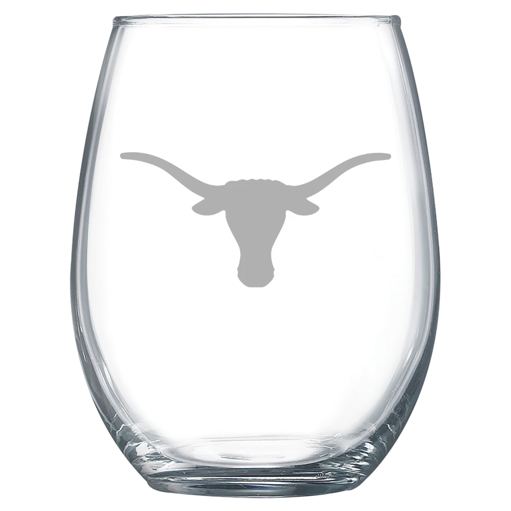 University of Texas at Austin Polar Camel 15 oz. Stemless Wine Glass