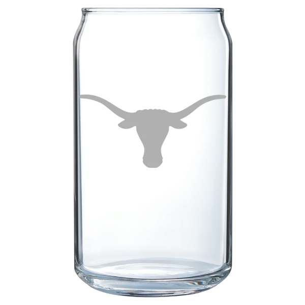 University of Texas at Austin Polar Camel 16 oz. Can Glass