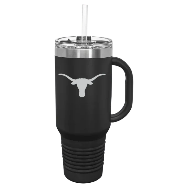 University of Texas at Austin Polar Camel 40 oz. Travel Mug with Snap Lid & Straw