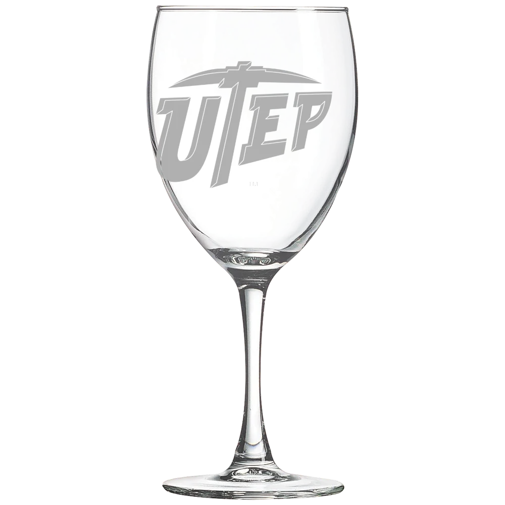 University of Texas at El Paso Polar Camel 10 1/2 oz. Wine Glass