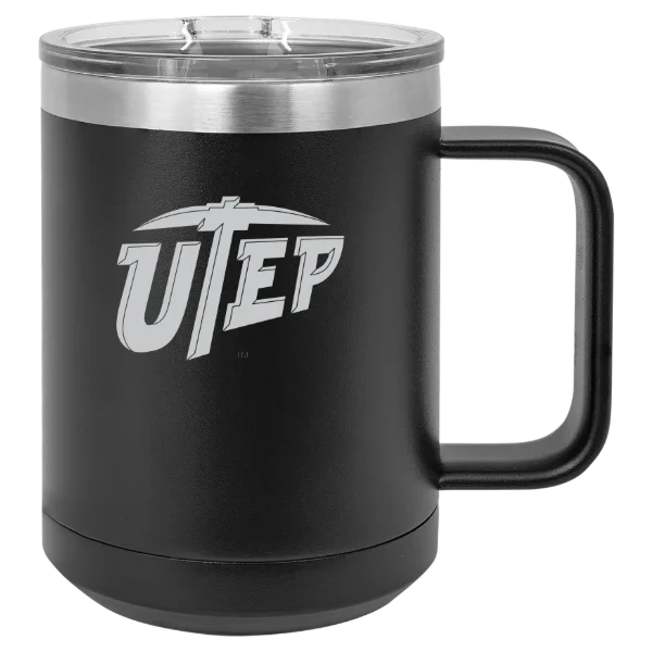 University of Texas at El Paso Polar Camel 15 oz. Mug with Slider Lid