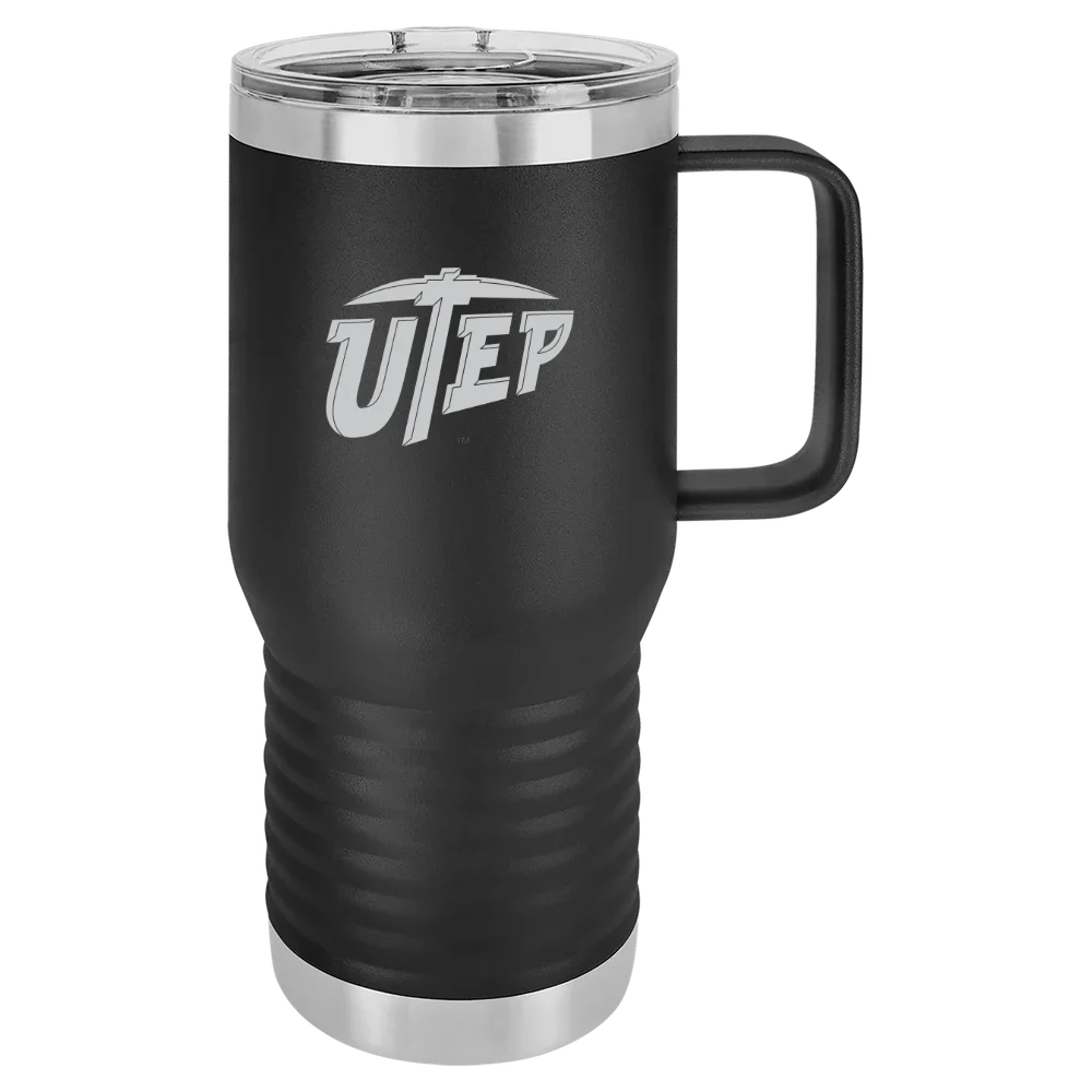 University of Texas at El Paso Polar Camel 20 oz. Travel Mug with Slider Lid