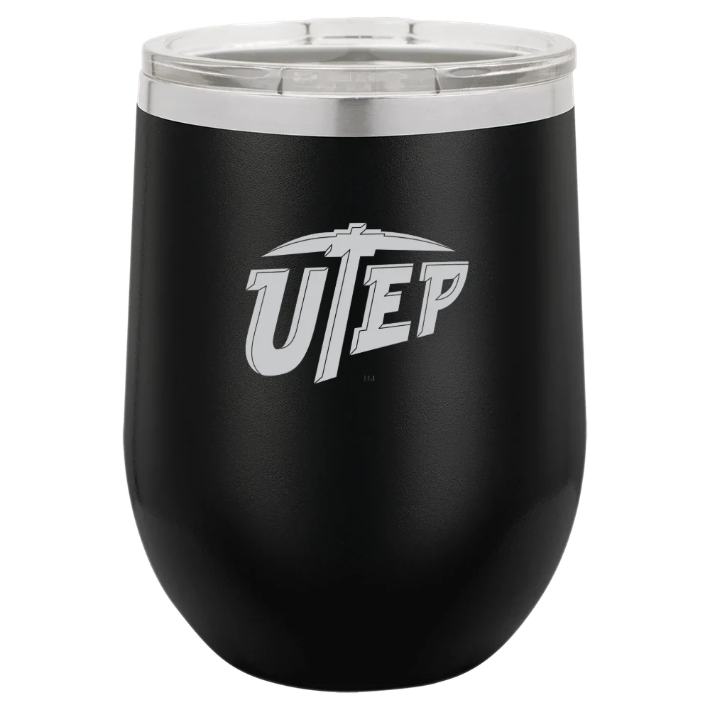 University of Texas at El Paso Polar Camel 12 oz. Stemless Wine Tumbler