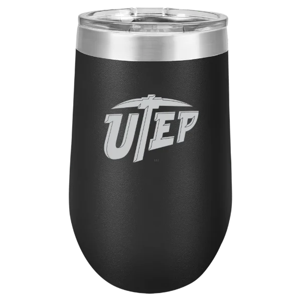 University of Texas at El Paso Polar Camel 16 oz. Stemless Wine Tumbler