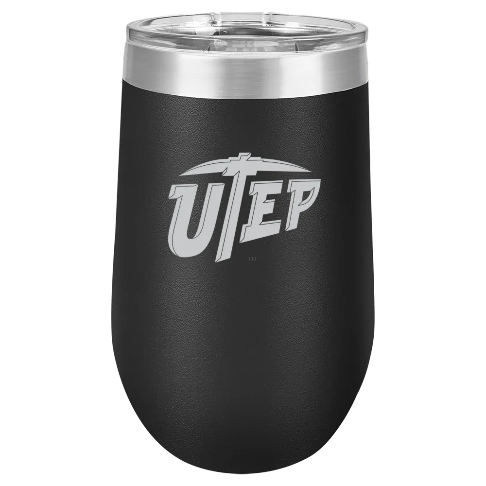 University of Texas at El Paso Polar Camel 16 oz. Stemless Wine Tumbler