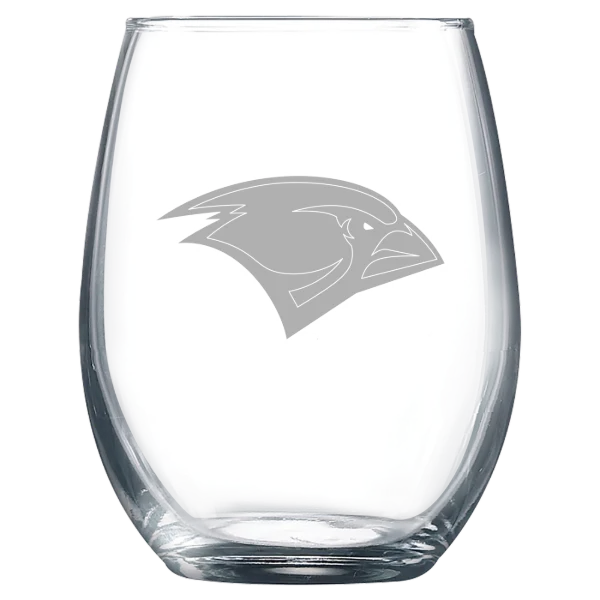 University of the Incarnate Word Polar Camel 9 oz. Stemless Wine Glass