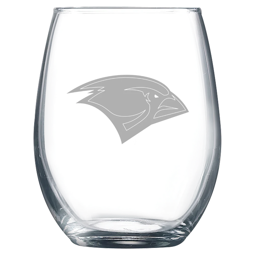 University of the Incarnate Word Polar Camel 9 oz. Stemless Wine Glass