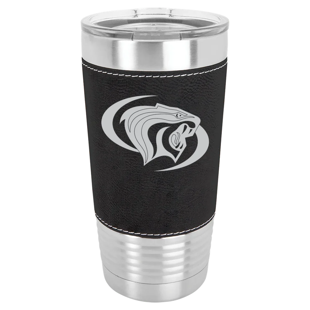 University of the Pacific Polar Camel 20 oz. Leatherette Grip Tumbler with Standard Lid