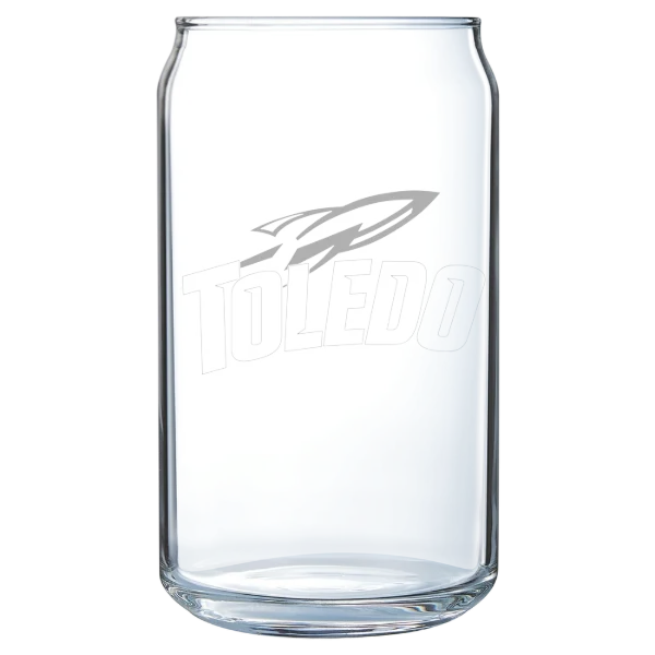 University of Toledo Polar Camel 16 oz. Can Glass