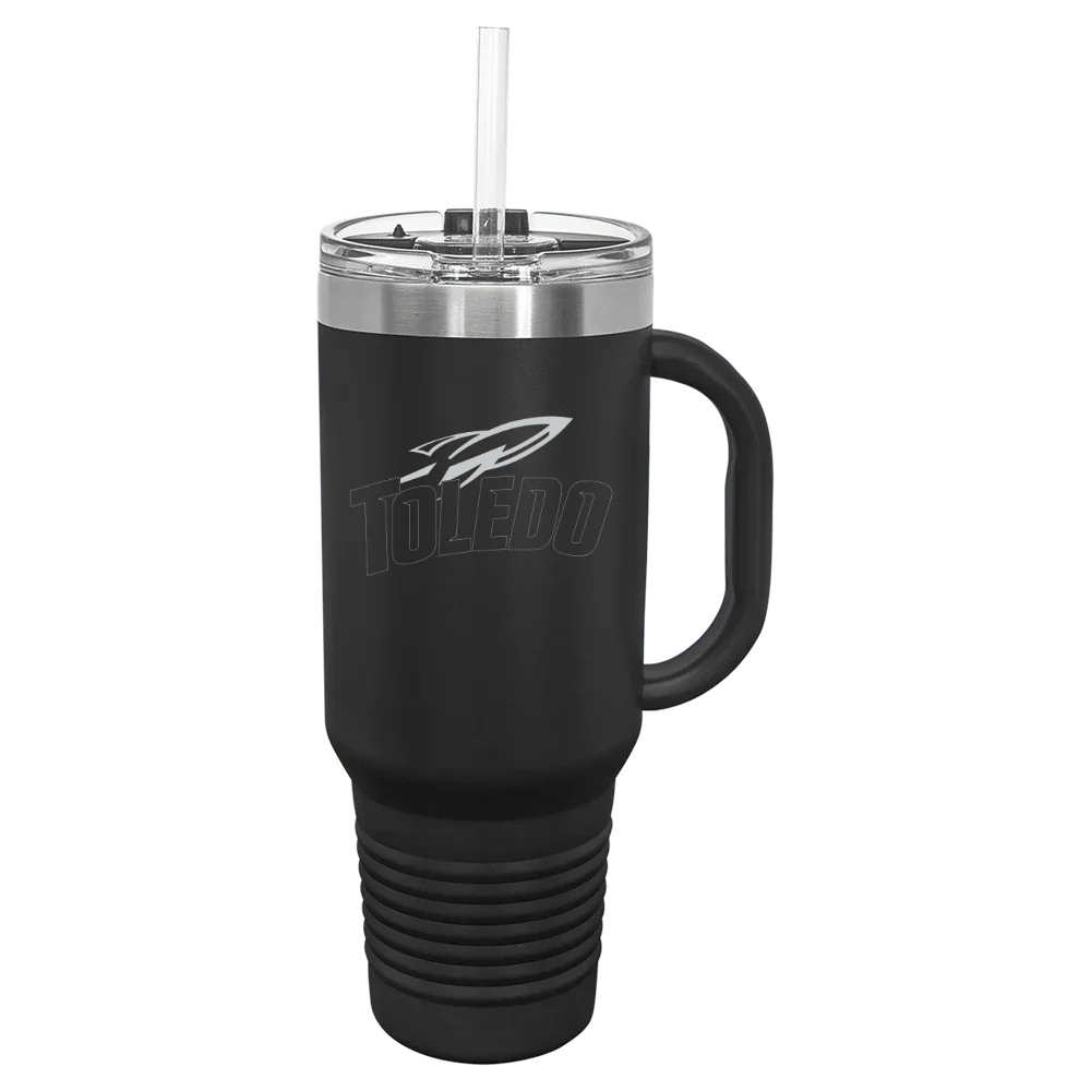 University of Toledo Polar Camel 40 oz. Travel Mug with Snap Lid & Straw