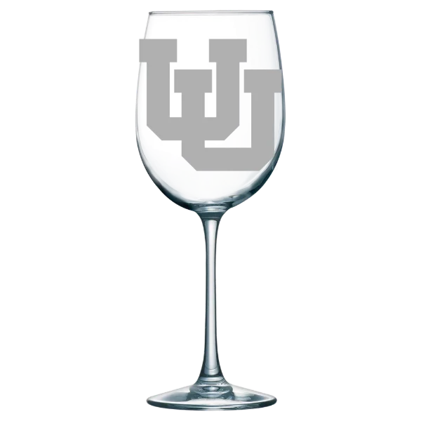 University of Utah Polar Camel 19 oz. Wine Glass
