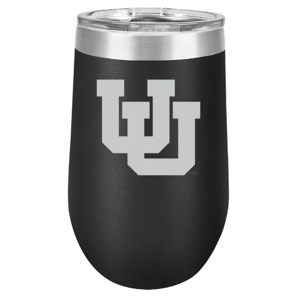 University of Utah Polar Camel 16 oz. Stemless Wine Tumbler