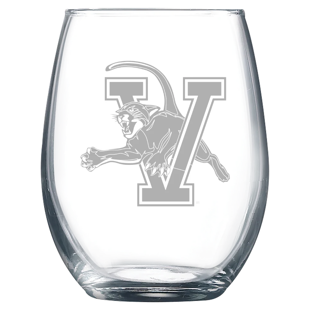 University of Vermont Polar Camel 9 oz. Stemless Wine Glass