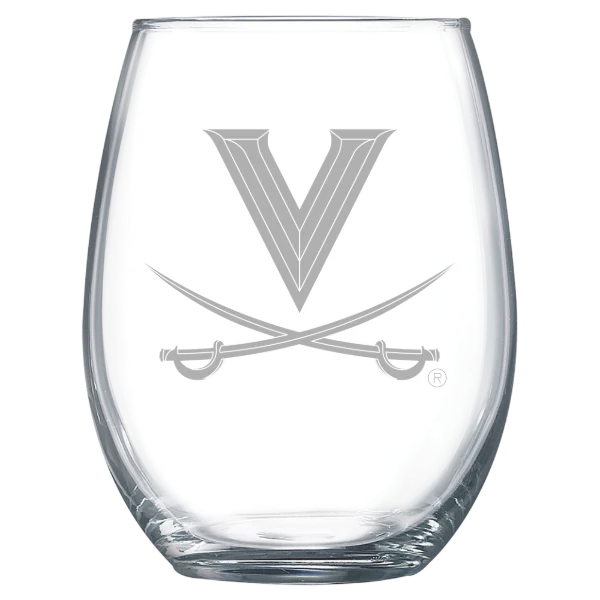 University of Virginia Polar Camel 15 oz. Stemless Wine Glass