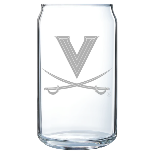 University of Virginia Polar Camel 16 oz. Can Glass
