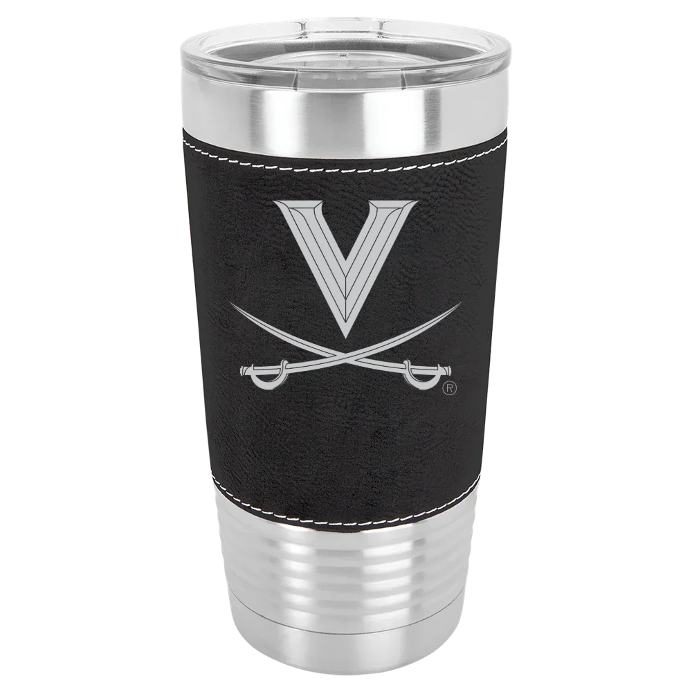 University of Virginia Polar Camel 20 oz. Leatherette Grip Tumbler with Standard Lid