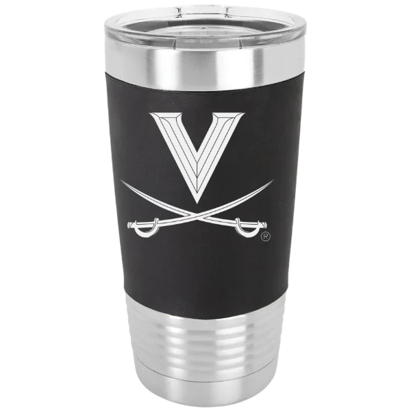 University of Virginia Polar Camel 20 oz. Silicone Grip Tumbler with Standard Lid