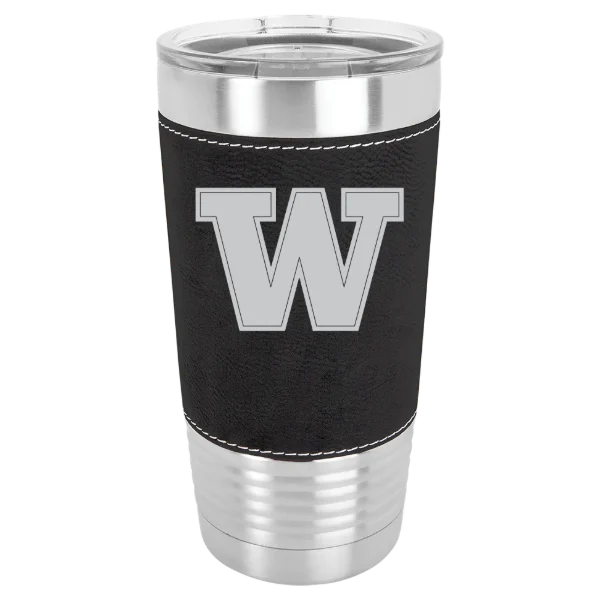 University of Washington Polar Camel 20 oz. Leatherette Grip Tumbler with Standard Lid
