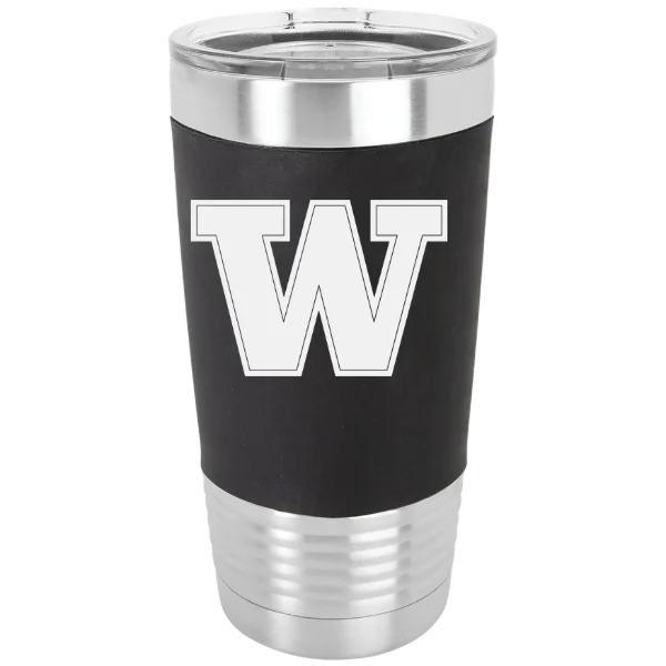 University of Washington Polar Camel 20 oz. Silicone Grip Tumbler with Standard Lid
