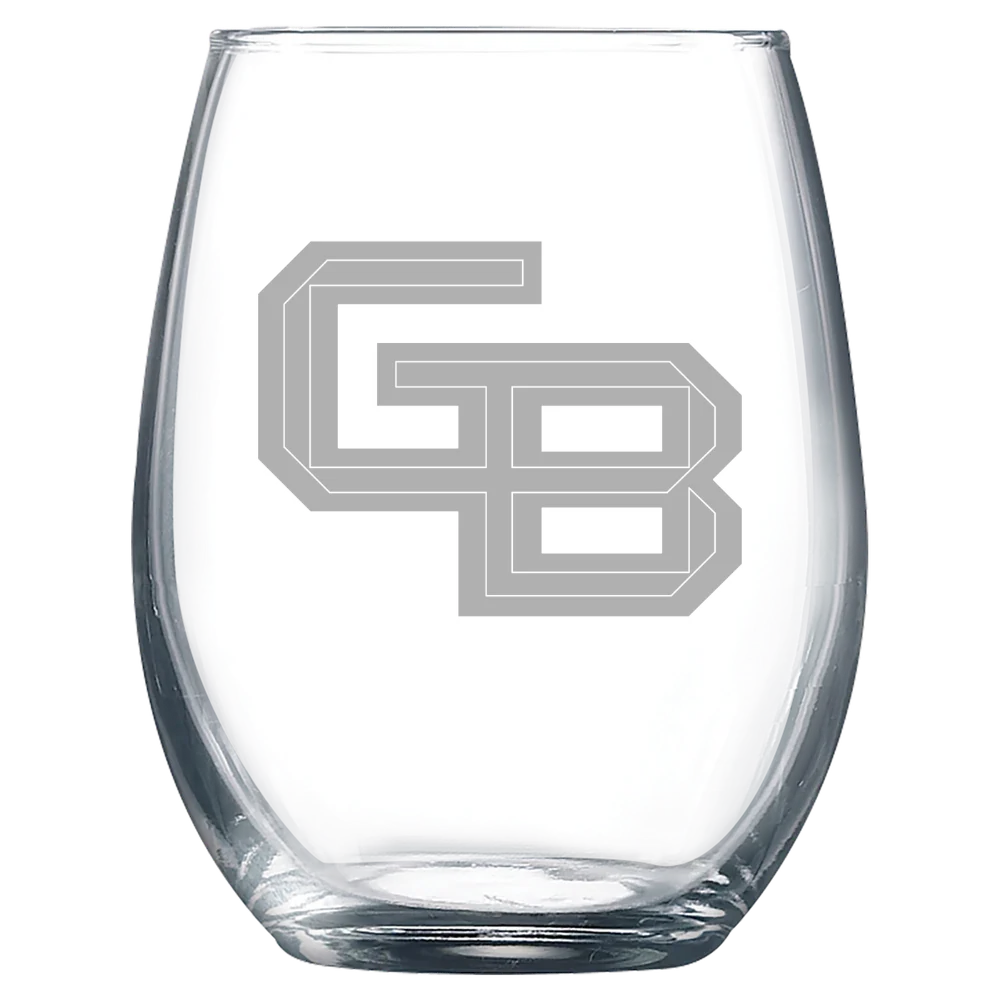 University of Wisconsin-Green Bay Polar Camel 9 oz. Stemless Wine Glass